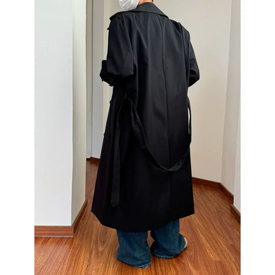Nine Structured Style Modern Trench Coat-korean-fashion-Long Coat-Nine's Closet-OH Garments