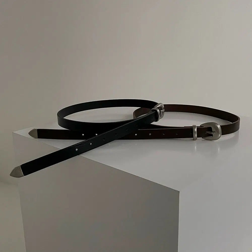 Matte-buckle belt