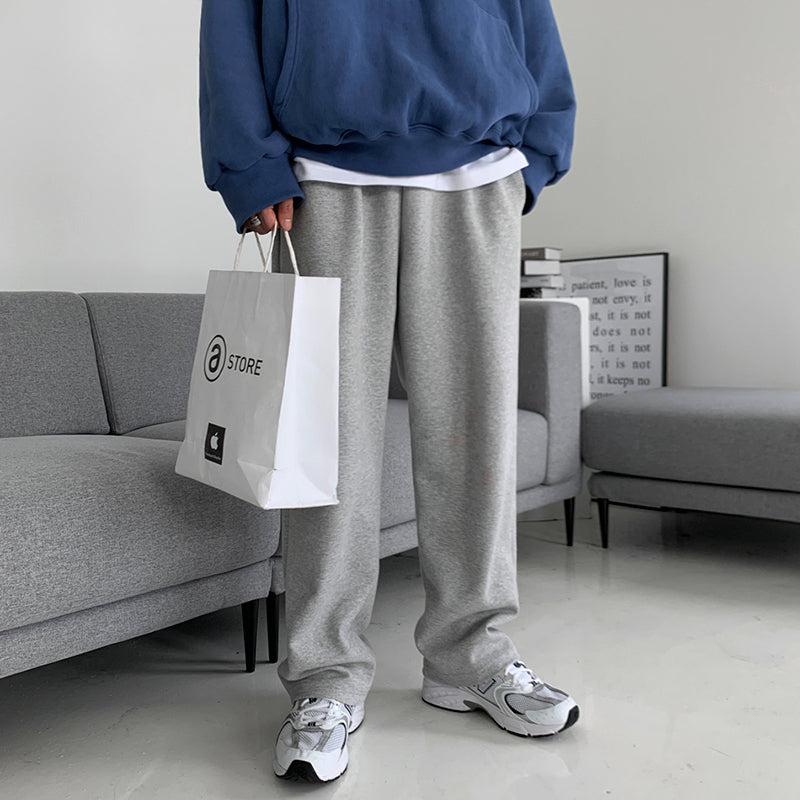 Grey sweatpants with online string