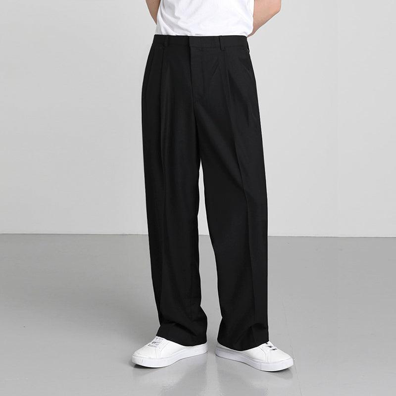 OH School Pleats Style Wide Cut Trousers OH School Pleats Style Wide Cut Trousers