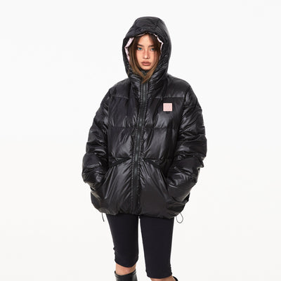 BB Solid Hooded Down Jacket