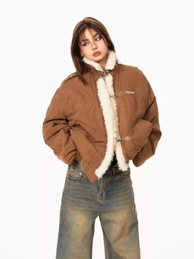 BB Mid Line Faux Fur Puffer Jacket