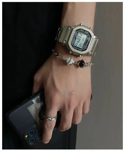 OH B&W Planet Stones Bracelet