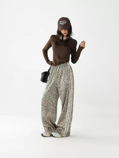 Ace Animal Print Athleisure Track Pants-korean-fashion-Pants-Ace's Closet-OH Garments