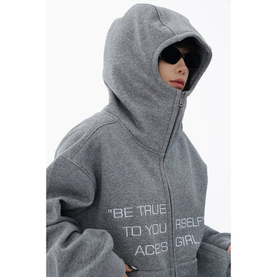 Ace Casual Lettered Zip-Up Hoodie & Loose Sweatpants Set-korean-fashion-Clothing Set-Ace's Closet-OH Garments