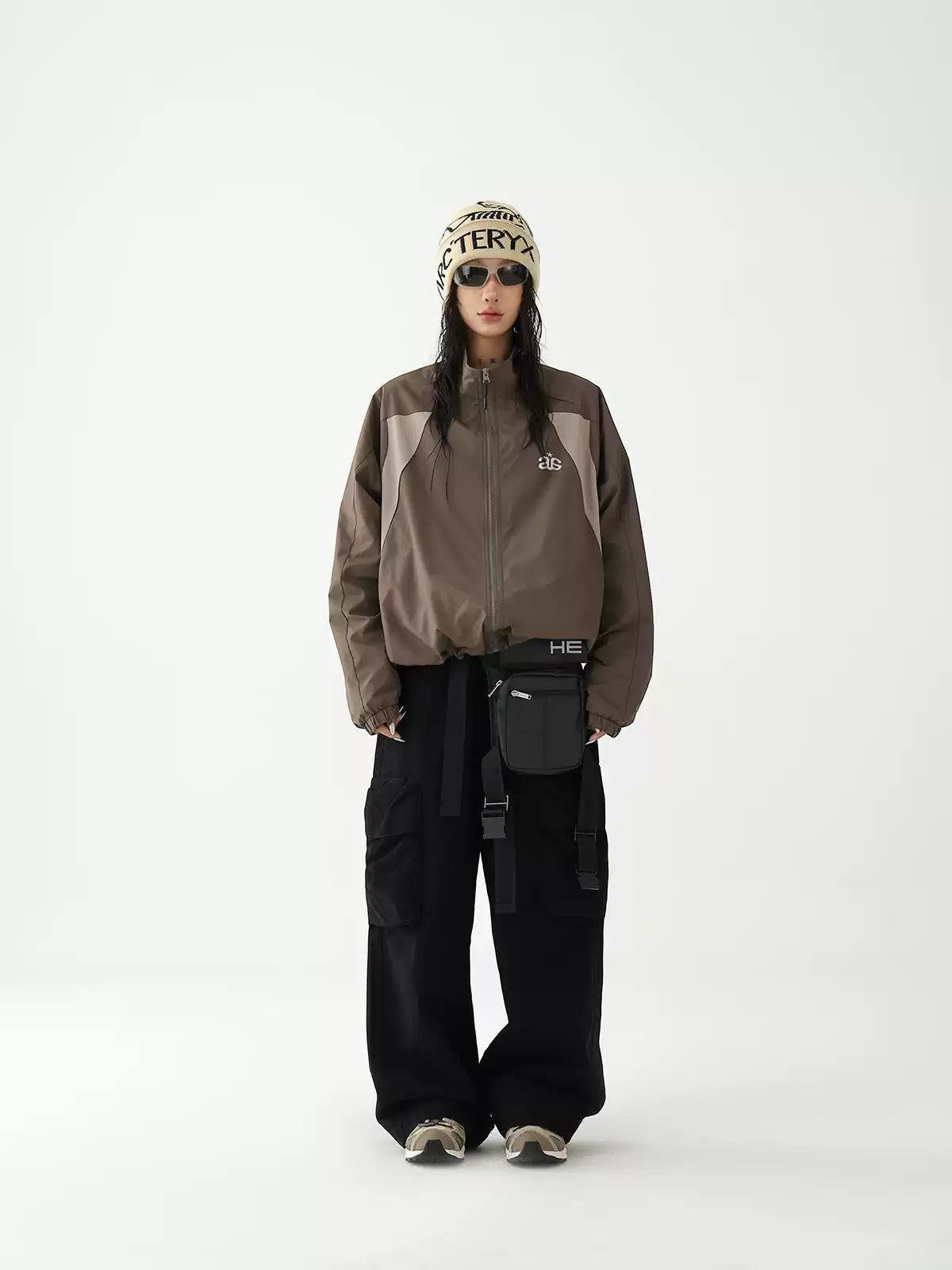 Ace Contrast Block Windbreaker Jacket-korean-fashion-Jacket-Ace's Closet-OH Garments