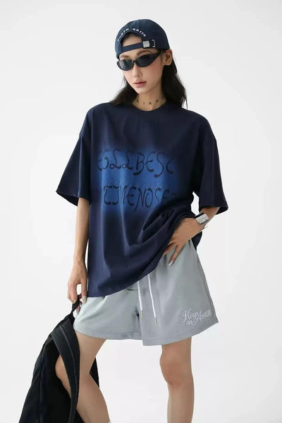 Ace Drawstring Elastic Waist Sports Shorts-korean-fashion-Shorts-Ace's Closet-OH Garments
