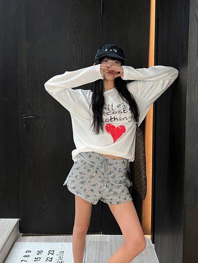 Ace Drawstring Floral Print Shorts-korean-fashion-Shorts-Ace's Closet-OH Garments