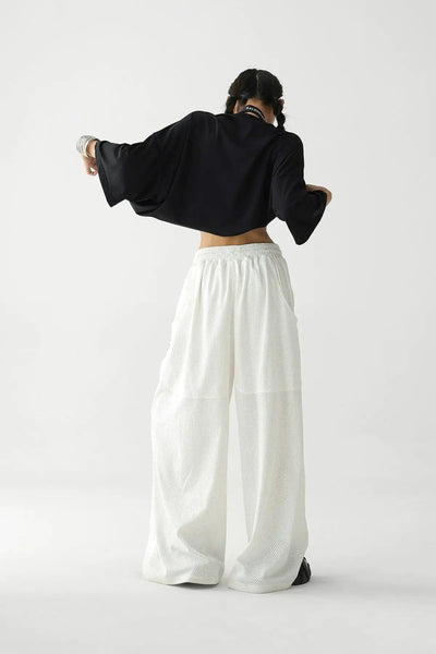 Ace Drawstring Mesh Quick-Dry Sweatpants-korean-fashion-Pants-Ace's Closet-OH Garments