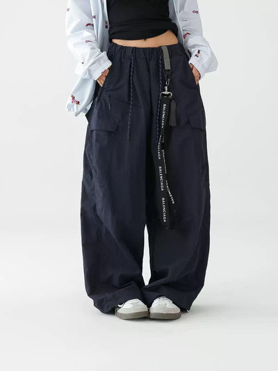 Ace Drawstring Wide Cargo Track Pants-korean-fashion-Pants-Ace's Closet-OH Garments