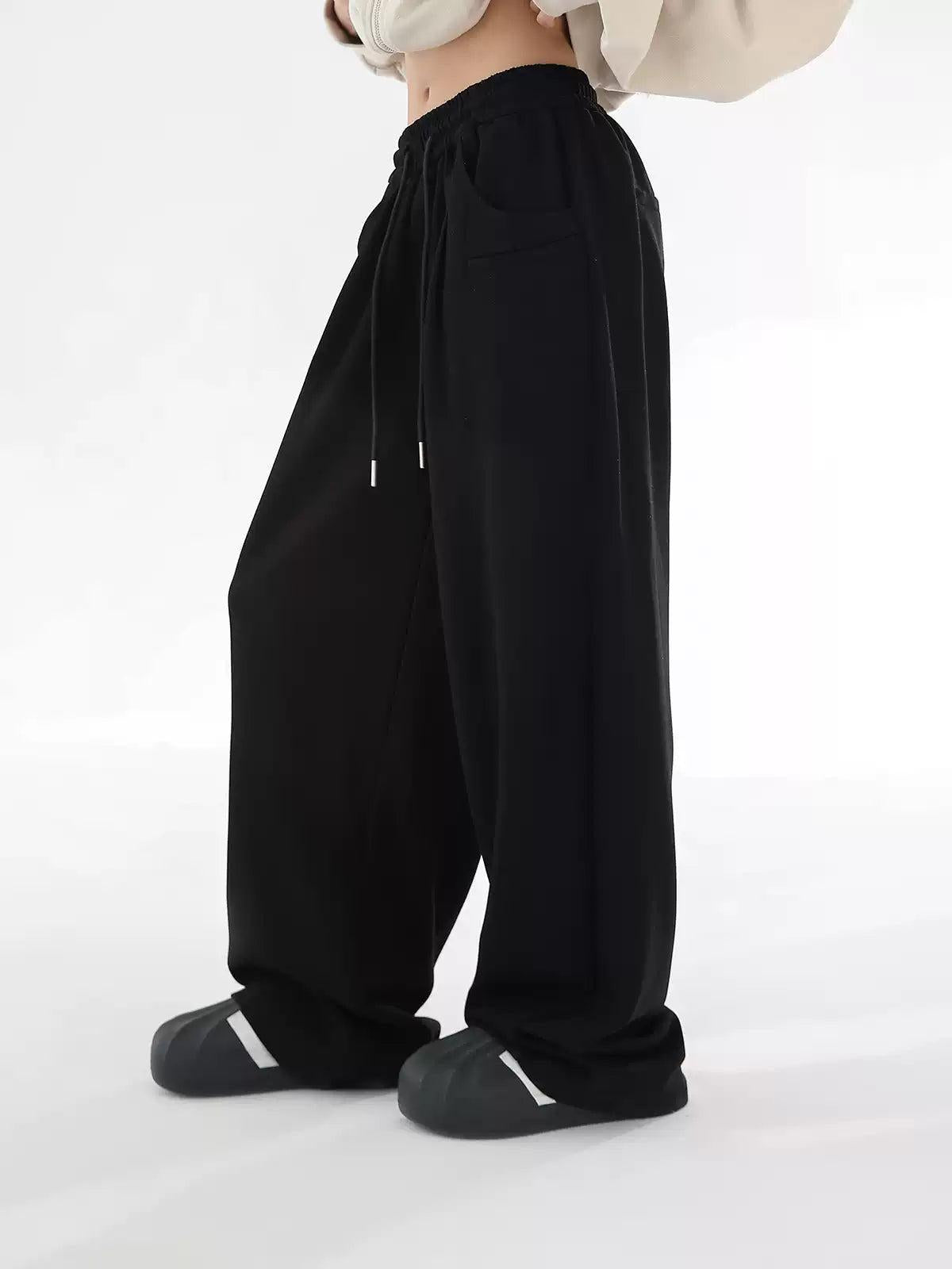 Ace Drawtsring Gartered Sweatpants-korean-fashion-Pants-Ace's Closet-OH Garments