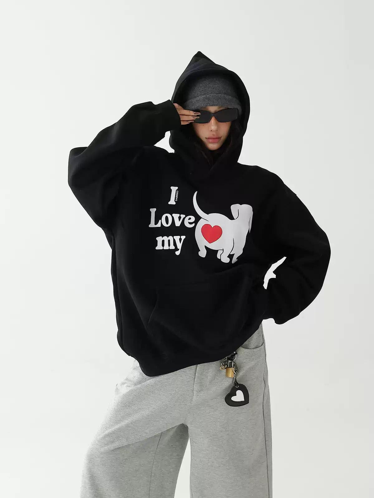 Ace I Love My Dog Hoodie-korean-fashion-Hoodie-Ace's Closet-OH Garments