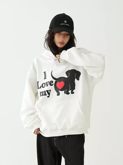 Ace I Love My Dog Hoodie-korean-fashion-Hoodie-Ace's Closet-OH Garments
