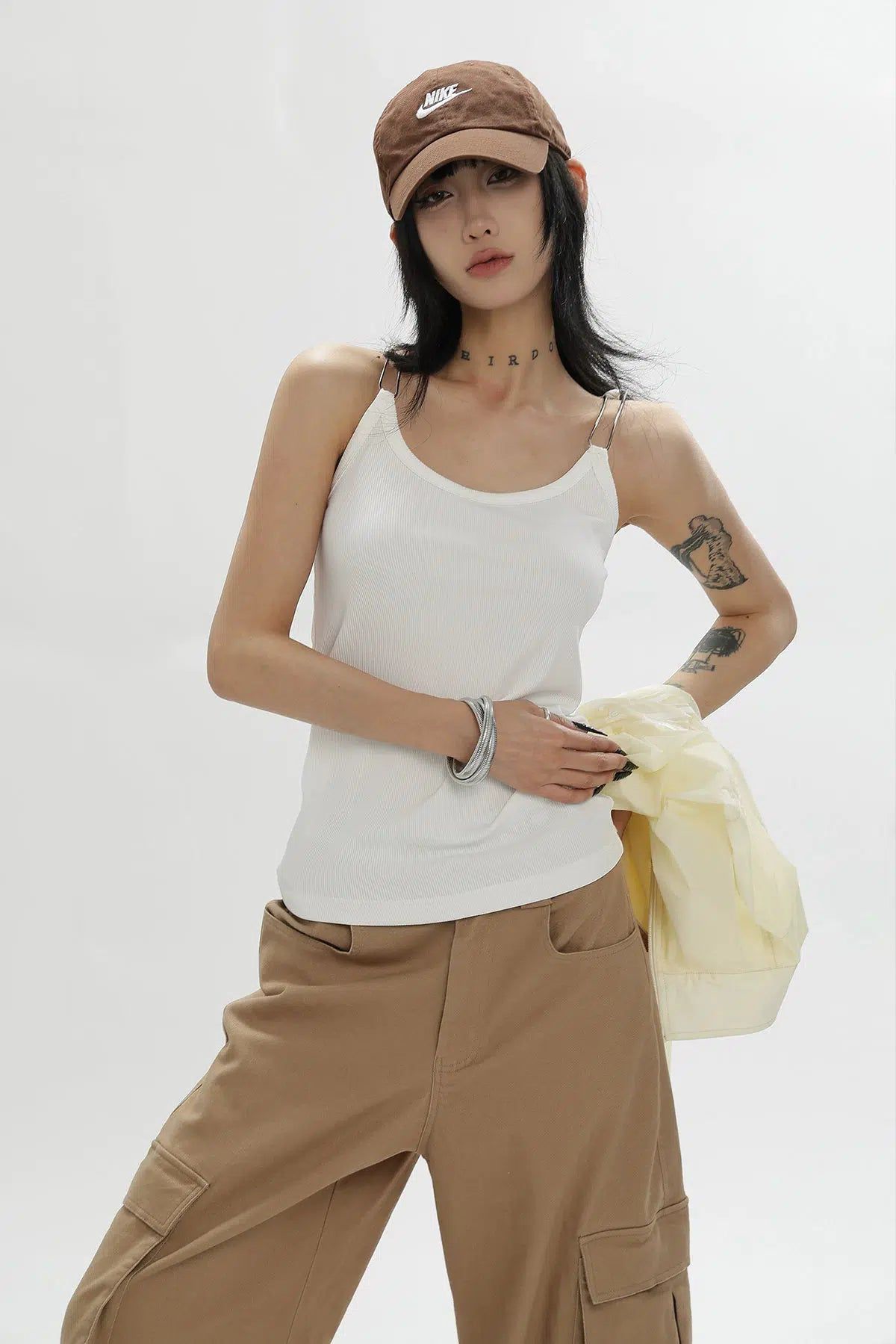 Ace Metal Chain Slim Fit Camisole-korean-fashion-Camisole-Ace's Closet-OH Garments