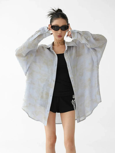 Ace Sheer Gradient Print Shirt-korean-fashion-Shirt-Ace's Closet-OH Garments