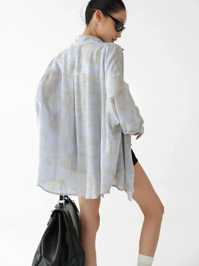 Ace Sheer Gradient Print Shirt-korean-fashion-Shirt-Ace's Closet-OH Garments
