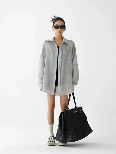 Ace Sheer Gradient Print Shirt-korean-fashion-Shirt-Ace's Closet-OH Garments