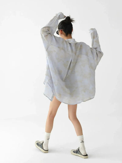 Ace Sheer Gradient Print Shirt-korean-fashion-Shirt-Ace's Closet-OH Garments
