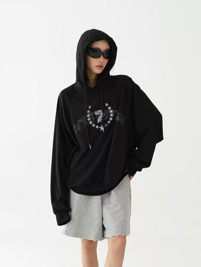 Ace Smudged Print Hoodie-korean-fashion-Hoodie-Ace's Closet-OH Garments