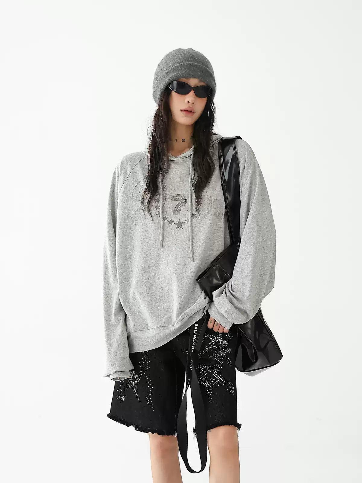 Ace Smudged Print Hoodie-korean-fashion-Hoodie-Ace's Closet-OH Garments