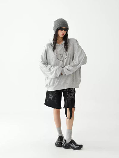 Ace Smudged Print Hoodie-korean-fashion-Hoodie-Ace's Closet-OH Garments