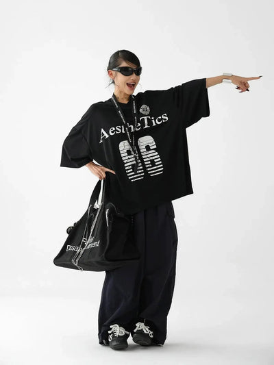 Ace Sports Cracked Print T-Shirt-korean-fashion-T-Shirt-Ace's Closet-OH Garments