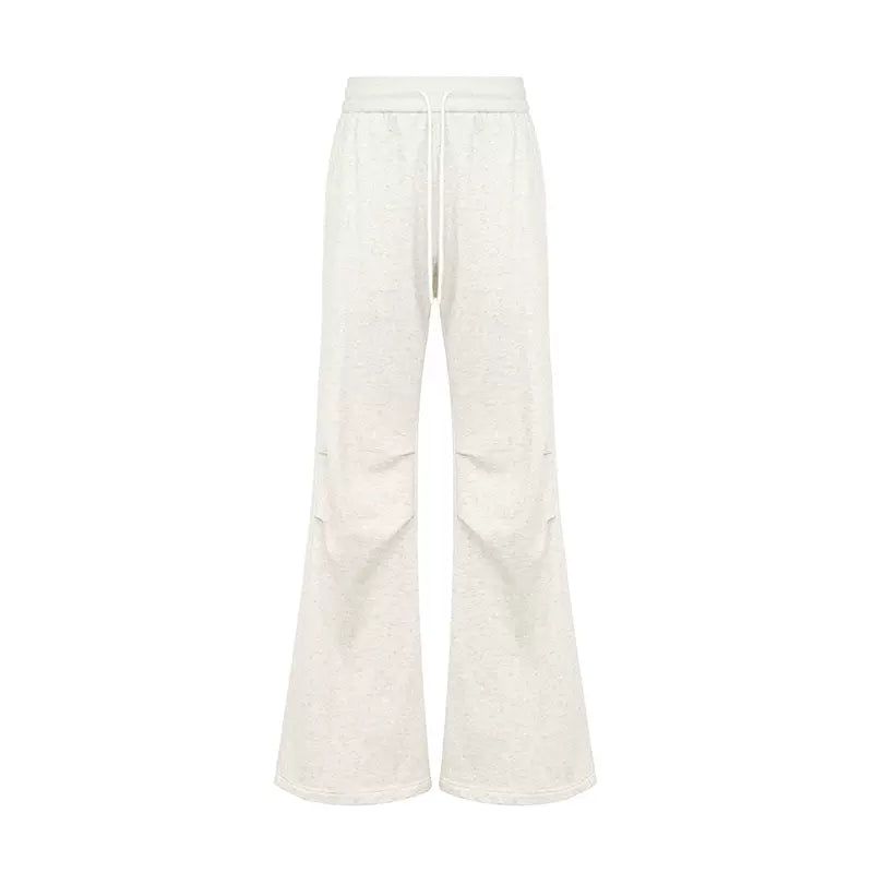 Ada Drawstring Low-Waist Flared Sweatpants-korean-fashion-Pants-Ada's Closet-OH Garments