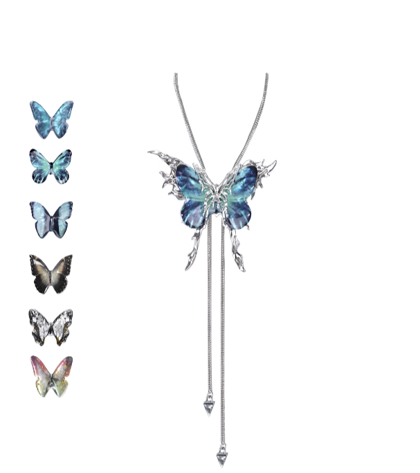 Apom Changable Butterfly Pull Out Necklace-korean-fashion-Necklace-Apom's Closet-OH Garments