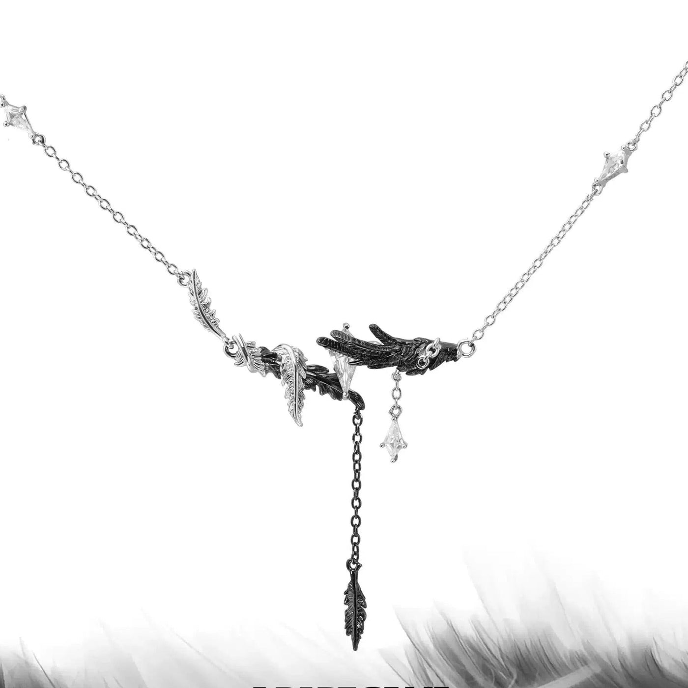 Apom Dove & Crow Necklace-korean-fashion-Necklace-Apom's Closet-OH Garments