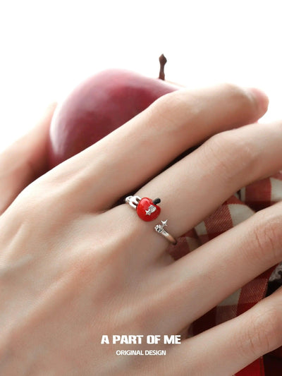 Apom Fork & Apple Ring-korean-fashion-Ring-Apom's Closet-OH Garments