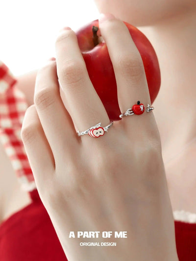 Apom Fork & Apple Ring-korean-fashion-Ring-Apom's Closet-OH Garments