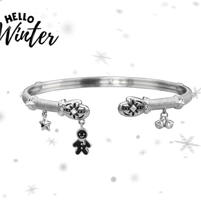 Apom Gloves & Snowman Brushed Bracelet-korean-fashion-Bracelet-Apom's Closet-OH Garments