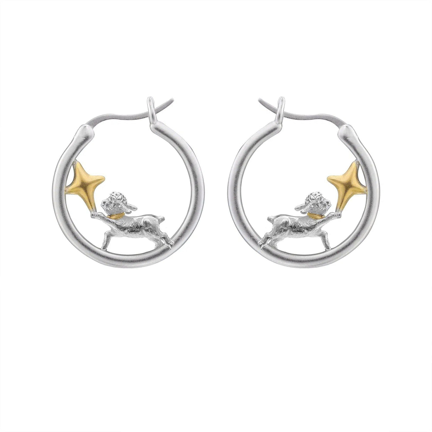 Apom Lamb and Star Earrings-korean-fashion-Earrings-Apom's Closet-OH Garments