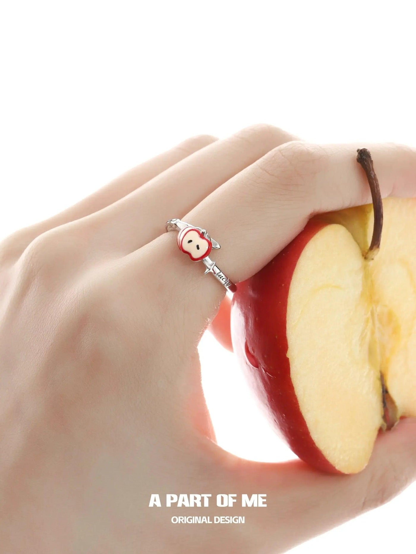 Apom Sliced Apple Ring-korean-fashion-Ring-Apom's Closet-OH Garments