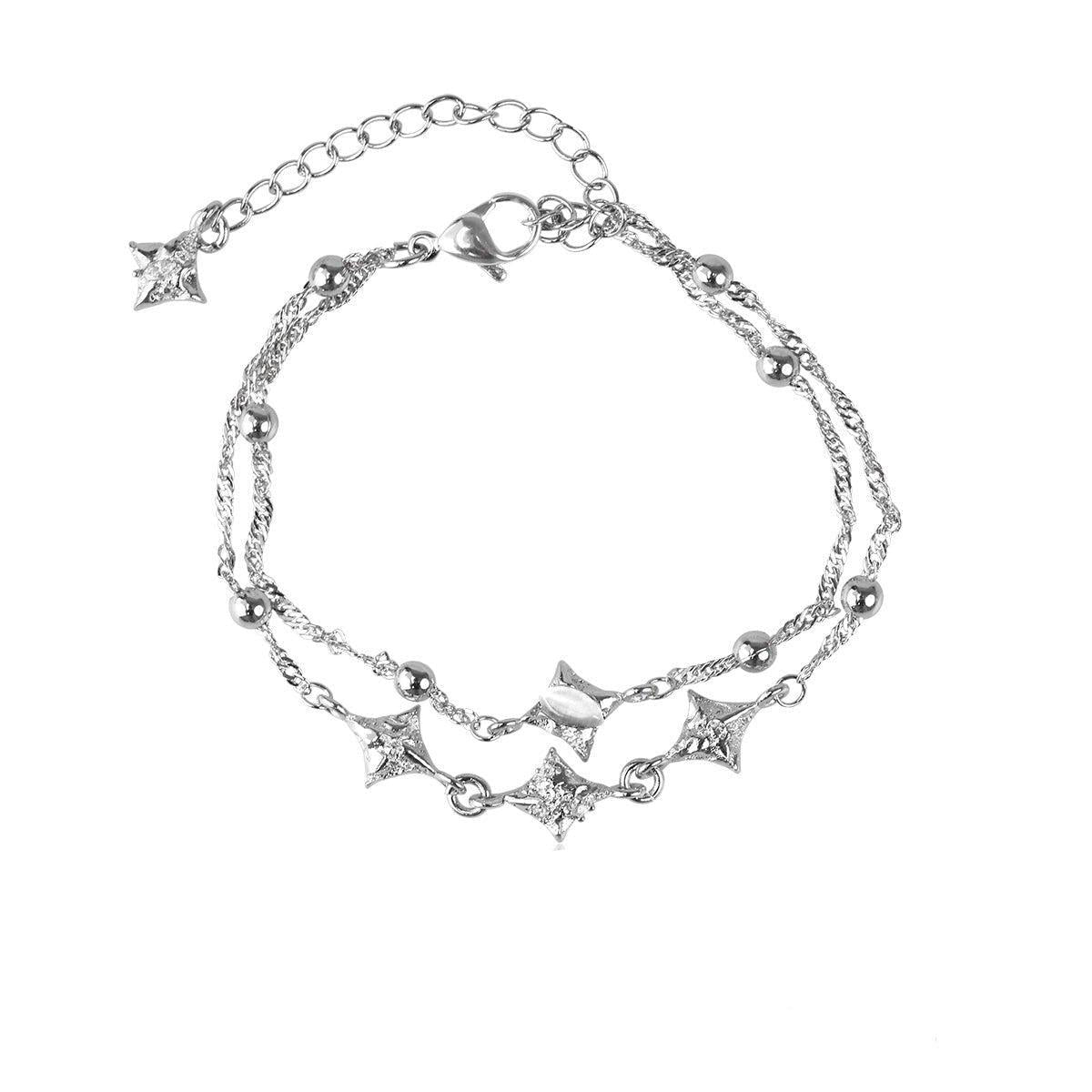 Apom Stellar Sparkle Chain Bracelet-korean-fashion-Bracelet-Apom's Closet-OH Garments