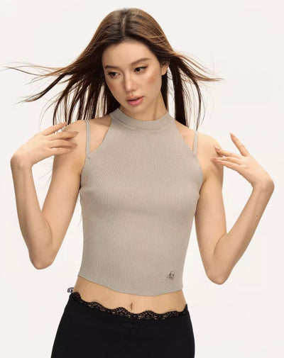 Arise Halter Neck Basic Blouse-korean-fashion-Blouse-Arise's Closet-OH Garments