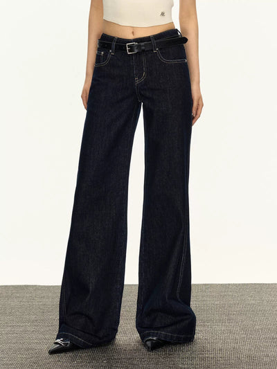 Arise Solid Color Straight WIde Jeans-korean-fashion-Jeans-Arise's Closet-OH Garments