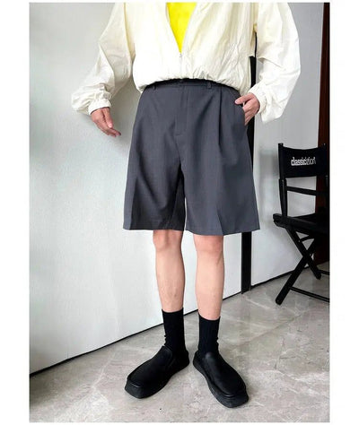 Bang Basic Suit Shorts-korean-fashion-Shorts-Bang's Closet-OH Garments