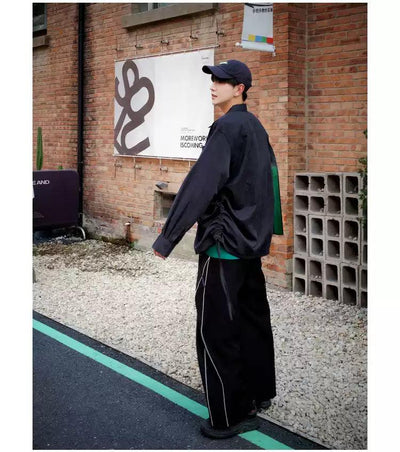Bang Light Side Line Pants-korean-fashion-Pants-Bang's Closet-OH Garments