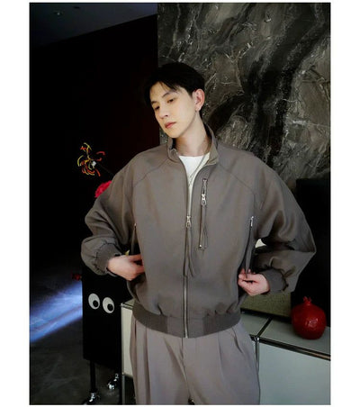 Bang Scattered Zippers Jacket-korean-fashion-Jacket-Bang's Closet-OH Garments