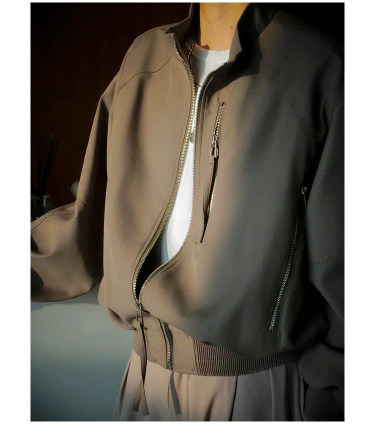 Bang Scattered Zippers Jacket-korean-fashion-Jacket-Bang's Closet-OH Garments
