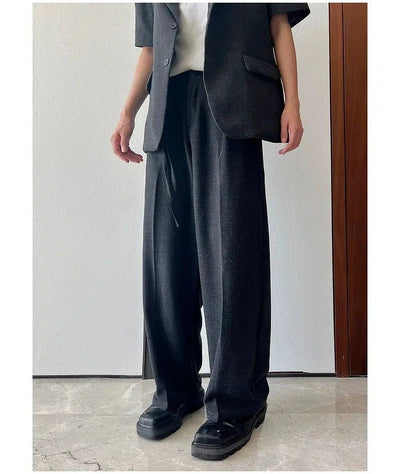 Bang Waist String Trousers-korean-fashion-Trousers-Bang's Closet-OH Garments