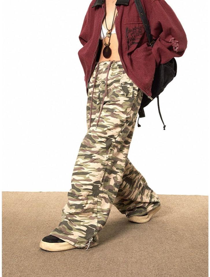 BB Adjustable Camouflage Print Pants-korean-fashion-Pants-BB's Closet-OH Garments