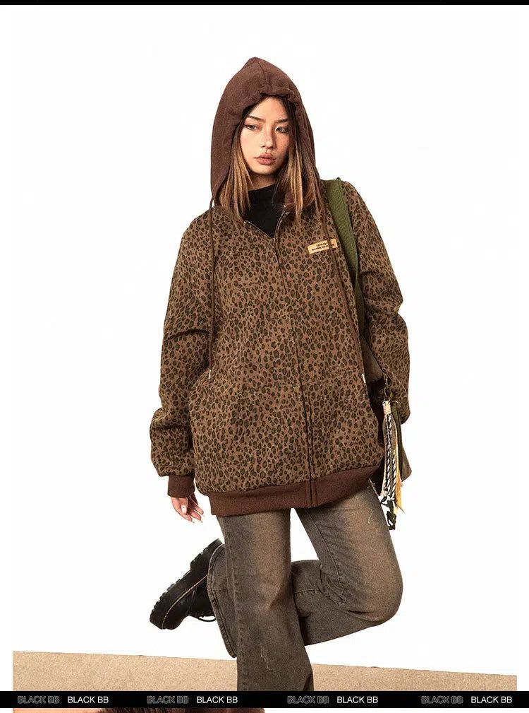 BB Animal Print Comfty Fit Hoodie-korean-fashion-Hoodie-BB's Closet-OH Garments