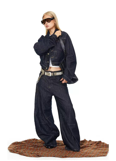 BB Basic Cropped Denim Jacket-korean-fashion-Jacket-BB's Closet-OH Garments