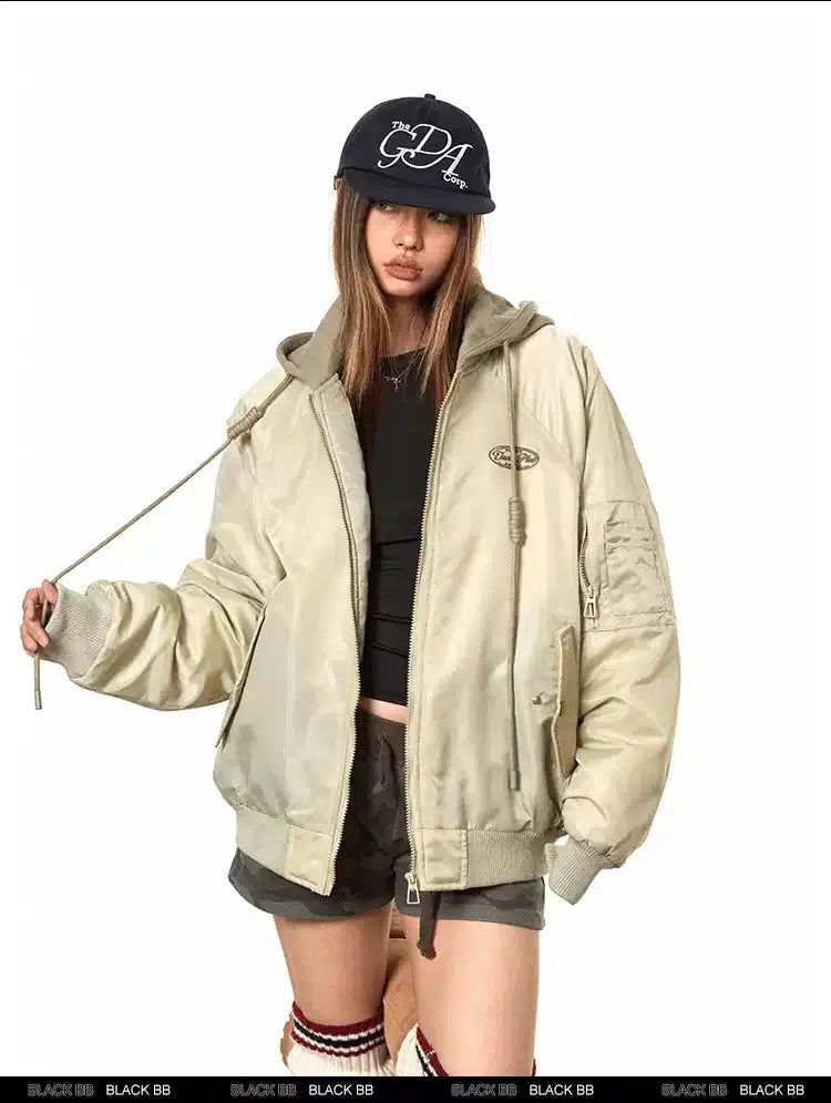 BB Basic Drawstring Hooded Jacket-korean-fashion-Jacket-BB's Closet-OH Garments