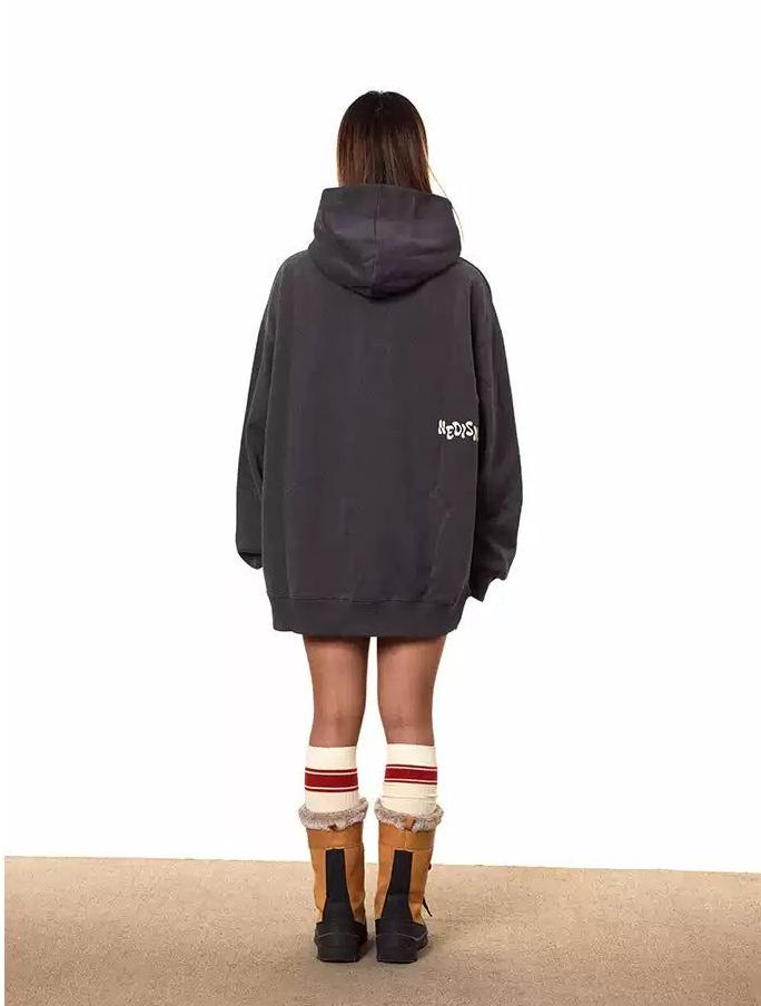 BB Basic Print Oversized Hoodie-korean-fashion-Hoodie-BB's Closet-OH Garments