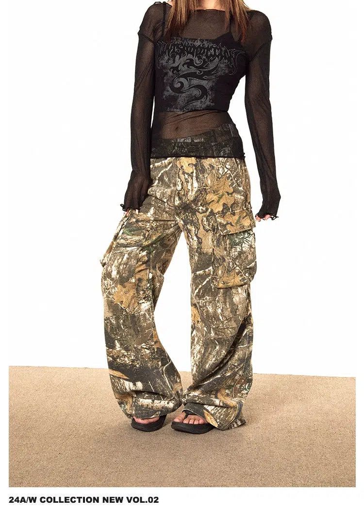 BB Camouflage Regular Fit Cargo Pants-korean-fashion-Pants-BB's Closet-OH Garments