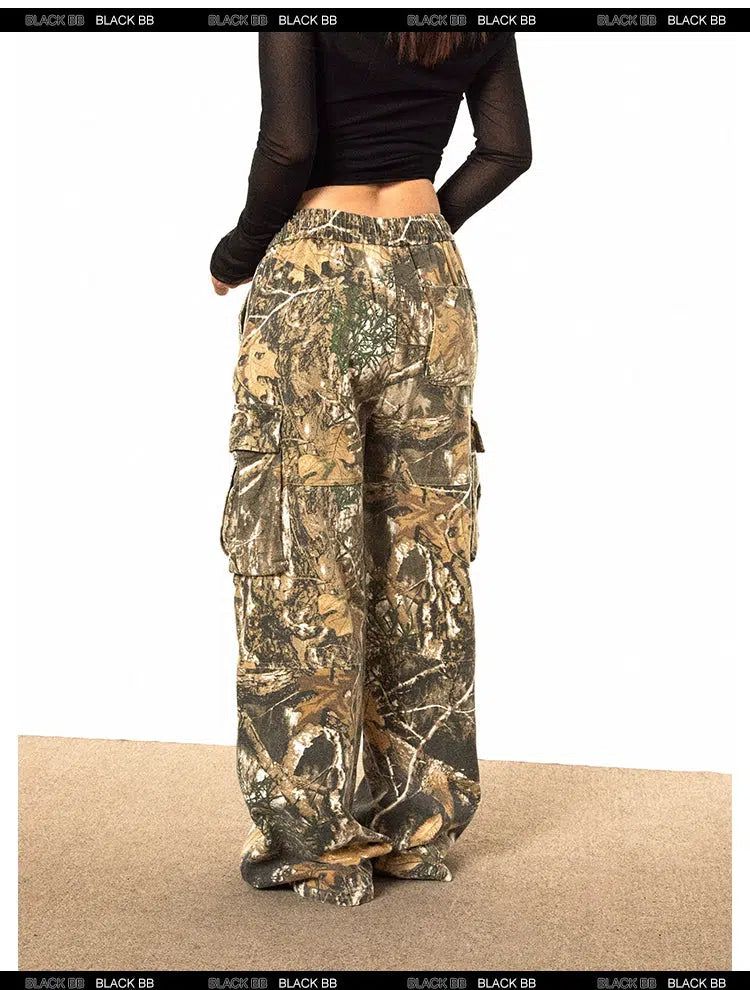 BB Camouflage Regular Fit Cargo Pants-korean-fashion-Pants-BB's Closet-OH Garments