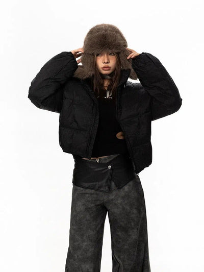 BB Casual Zipper Closure Down Jacket-korean-fashion-Jacket-BB's Closet-OH Garments